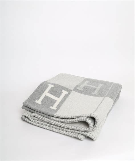 avalon hermes|hermes avalon blanket grey.